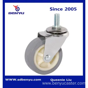 Light Duty Scrwe Furniture Mute Silent Caster Wheel